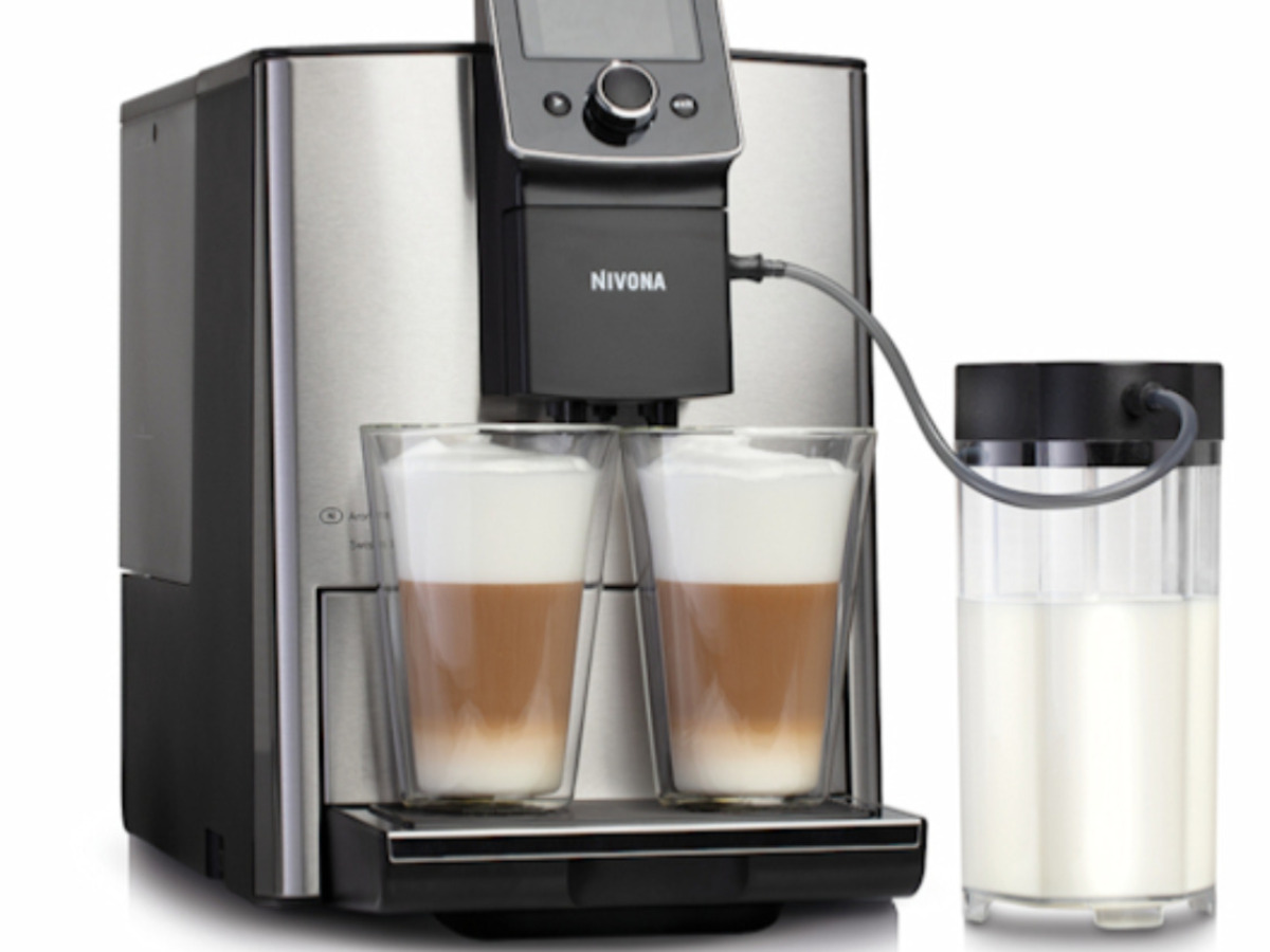 Nivona 825, 2 Kaffees mit Milch auf einmal !